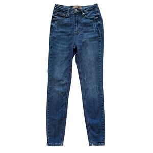 Judy Blue Jeans Women's Sz 3/26 3 26 Blue Skinny Fit High Rise Ankle Bodycon